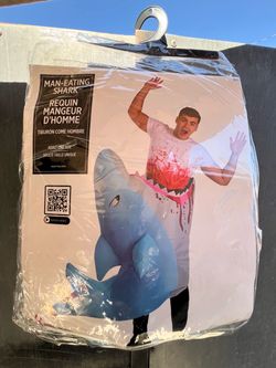 Man-Eating Shark Inflatable Adult Costume