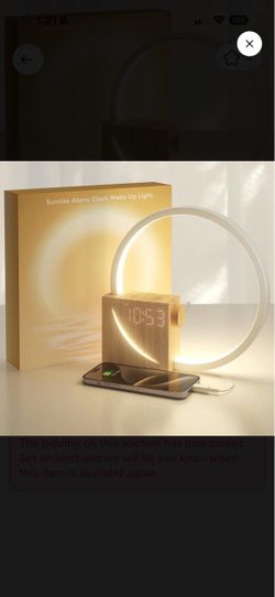Alarm clock and night light