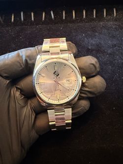 Stainless steel silver watch