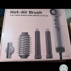  5 in 1 Hot Air Styler & Blow Dryer Brush,High-Speed
