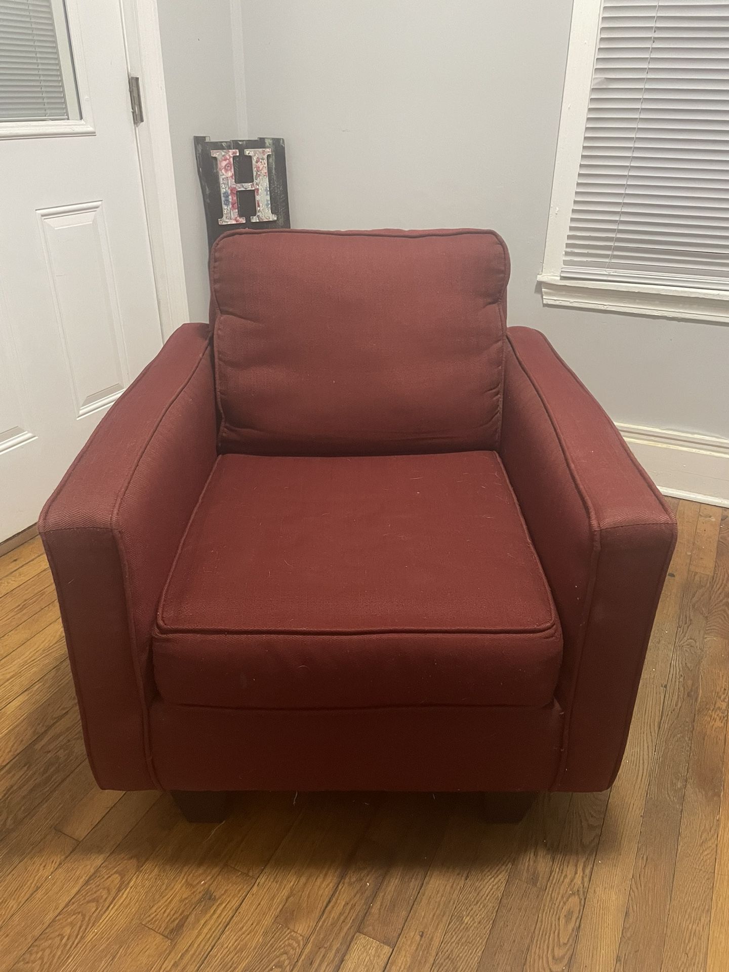 Maroon Love Seat