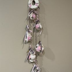 Horse Shoe Hanging Home Amulet Clay Ornament, 30” Long