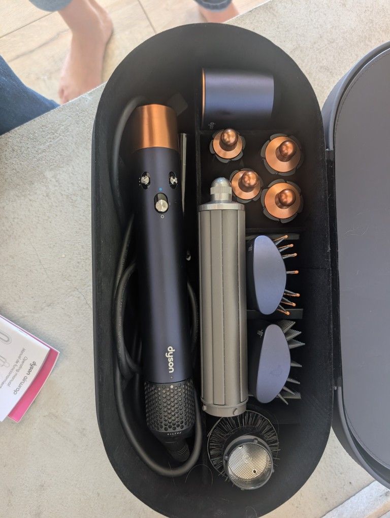 Dyson Air wrap Complete Set +Long Hair Extension 