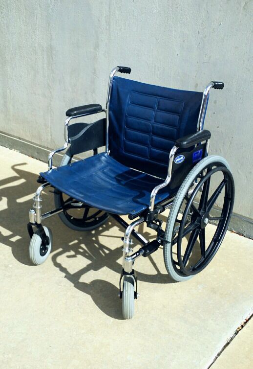 Invacare Tracer IV Extra Large Wheelchair, 22", 450lbs Capacity for