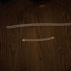 Chain And Bracelet With Diamonds Don’t Use It Don’t Want It