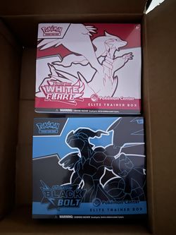 White Flare And Black Bolt ETB Pokemon Center Exclusive 