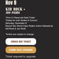 HONDO Rodeo Floor Passes 