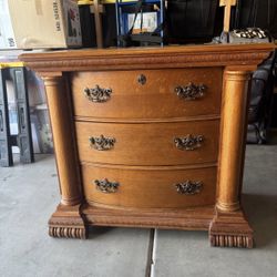 Wood Dresser Or Night Stand Dove Tail Drawers