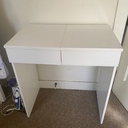 Small White Vanity Table