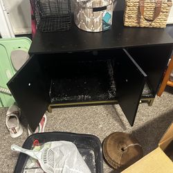 Cat box hideaway