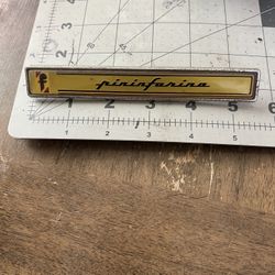  Pininfarina Side Emblem for Ferrari and Alfa Romeo OEM metal