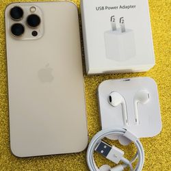 IPhone 13 Pro Max (128gb) Gold UNLOCKED 