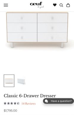 oeuf classic dresser Oeuf 3 Drawer Dresser - Rhea