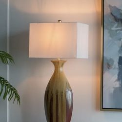 AS IS New 16x10.5x36" Ceramic Table Lamp