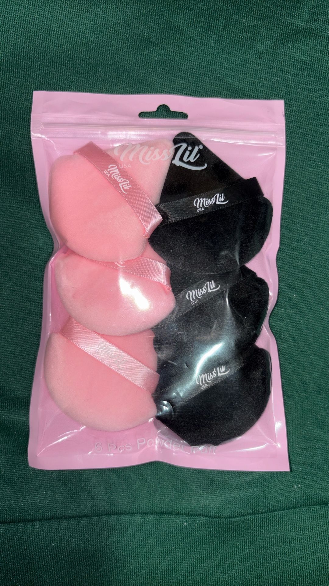 ✨ 6pcs Soft Powder Puff Set – For Loose or Pressed Powder, Foundation, & Blending ✨