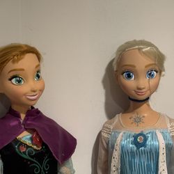 Elsa & Anna Life Size Dolls