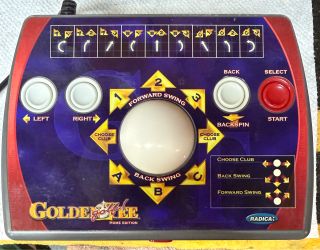 Radica GOLDEN TEE Golf Home Edition Plug and Play TV Video Game TESTED  VINTAGE