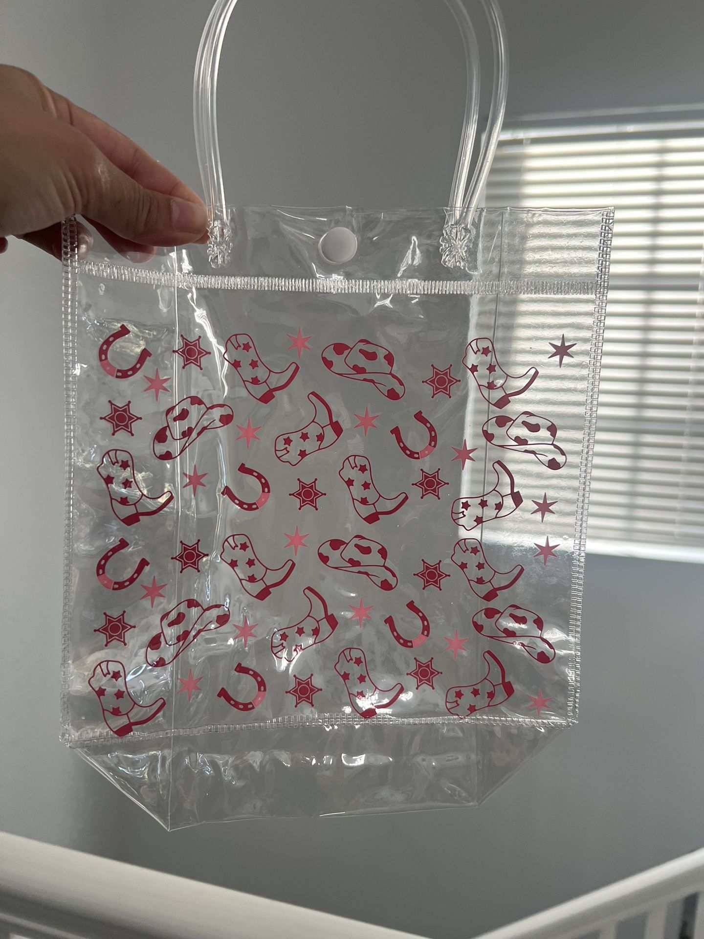11 Clear Cowgirl Western Rodeo Party Favor Bags