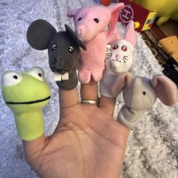 Animal Finger Puppets Baby Toy