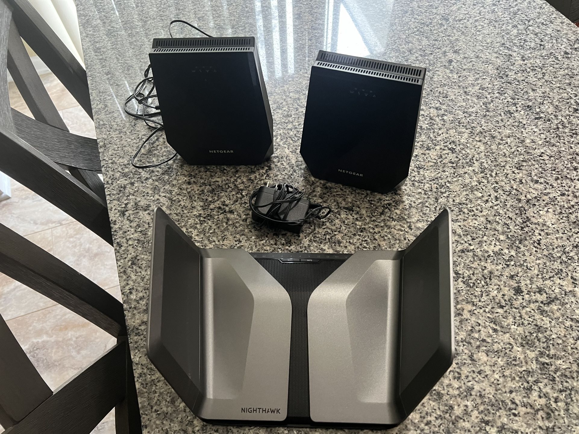 Nighthawk AX8 Wireless Wifi6 Router With 2 Extenders