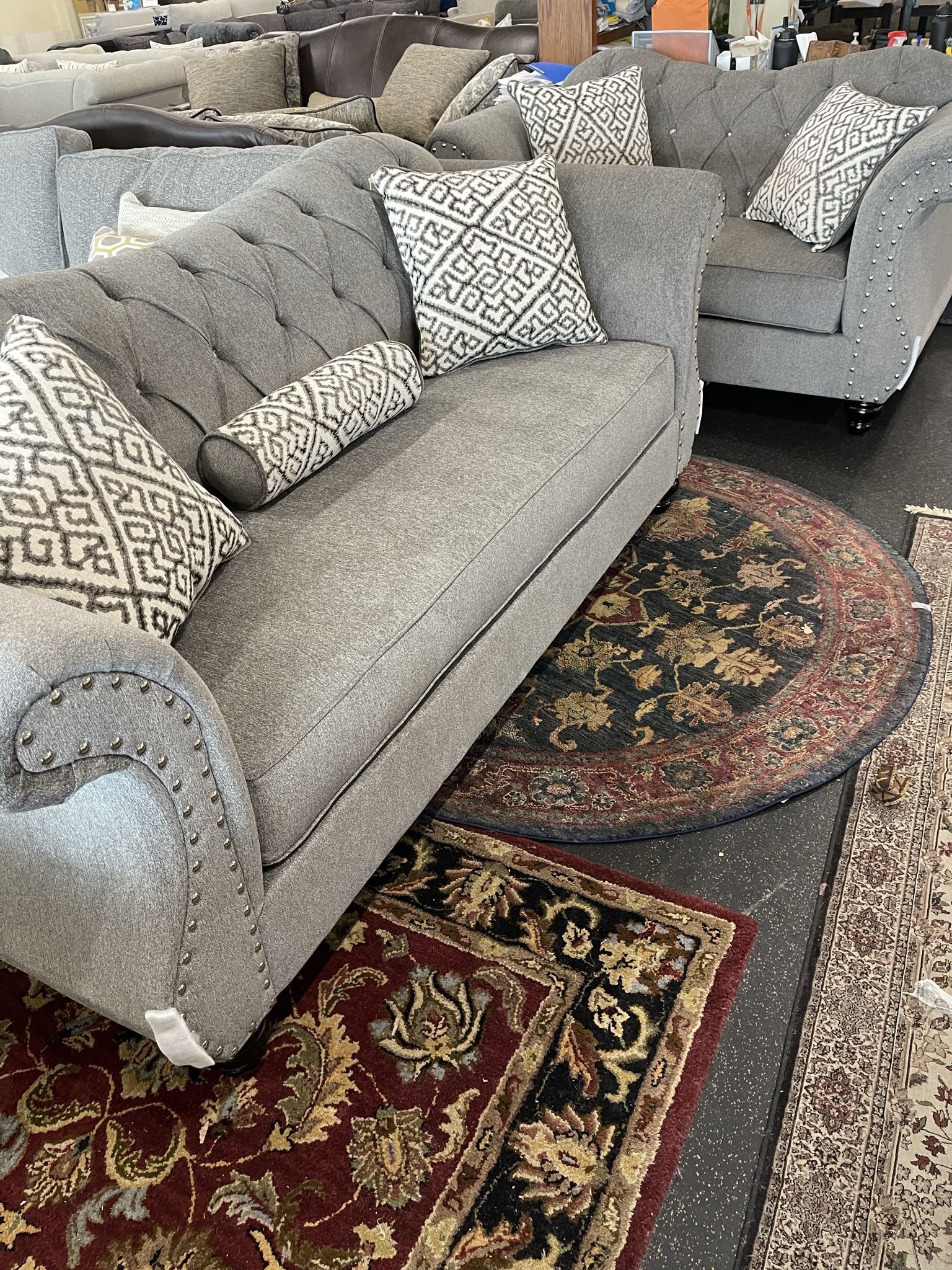 Sofa And Love Seat USA 🇺🇸  Made , Choose Your Fabrics ON SALE
