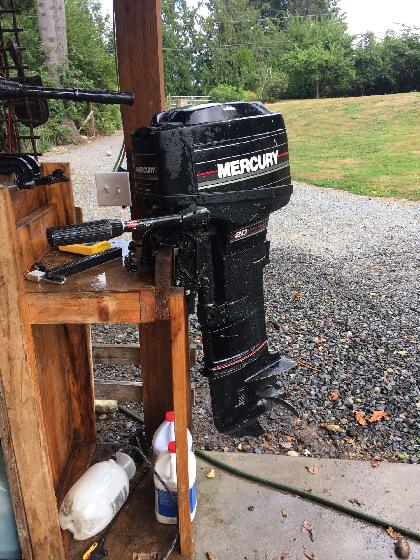 20 Hp Murcery Outboard Motor