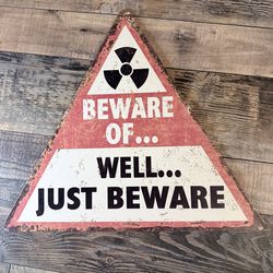 Danger wall decor