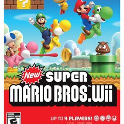 Used Wii Game- New Super Mario Bros (2009)  