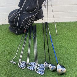 Callaway Men’s Golf Set With Ogio Stang Bag R-Flex