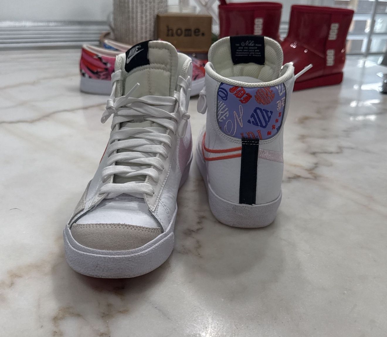 Blazer Mid '77 SE GS 'White Magic Ember' 7Y Or Women’s 8