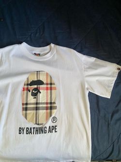 Bape Burberry shirt Size Medium