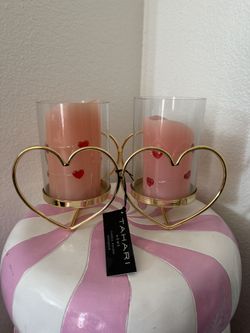 CUTE HEARTS CANDLE HOLDER