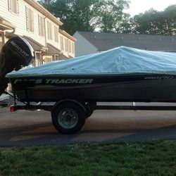Like New 2013 Bass Tracker Pro 170 Fishing Boat with Less Than 300 Feet Milage 