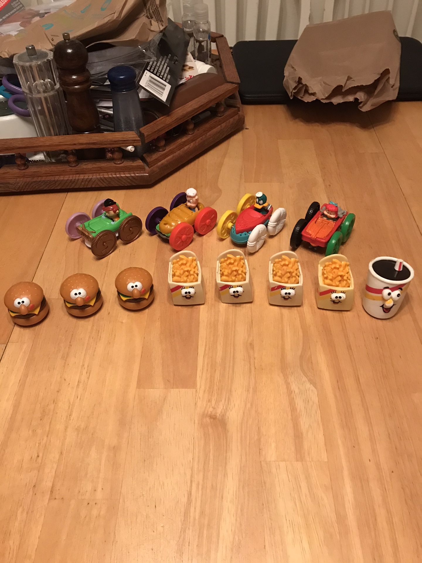 1989 Burger King and McDonald’s happy meal toys