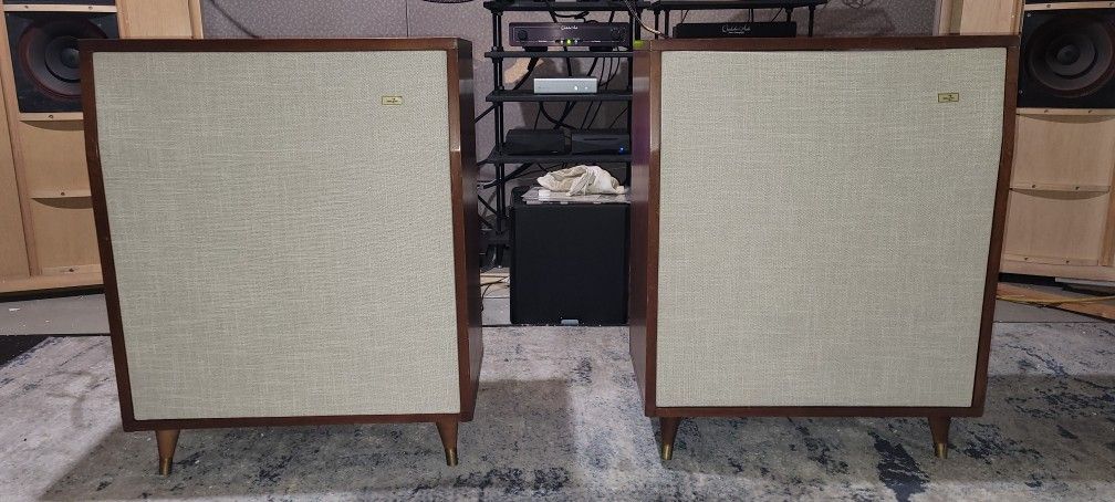 Vintage Mid Century Janszen Z-200 electrostatic speakers