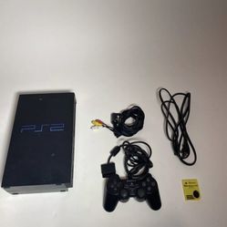 Sony PlayStation 2 PS2 Fat SCPH-39001 Console w/ Controller 8 MB & Cables TESTED