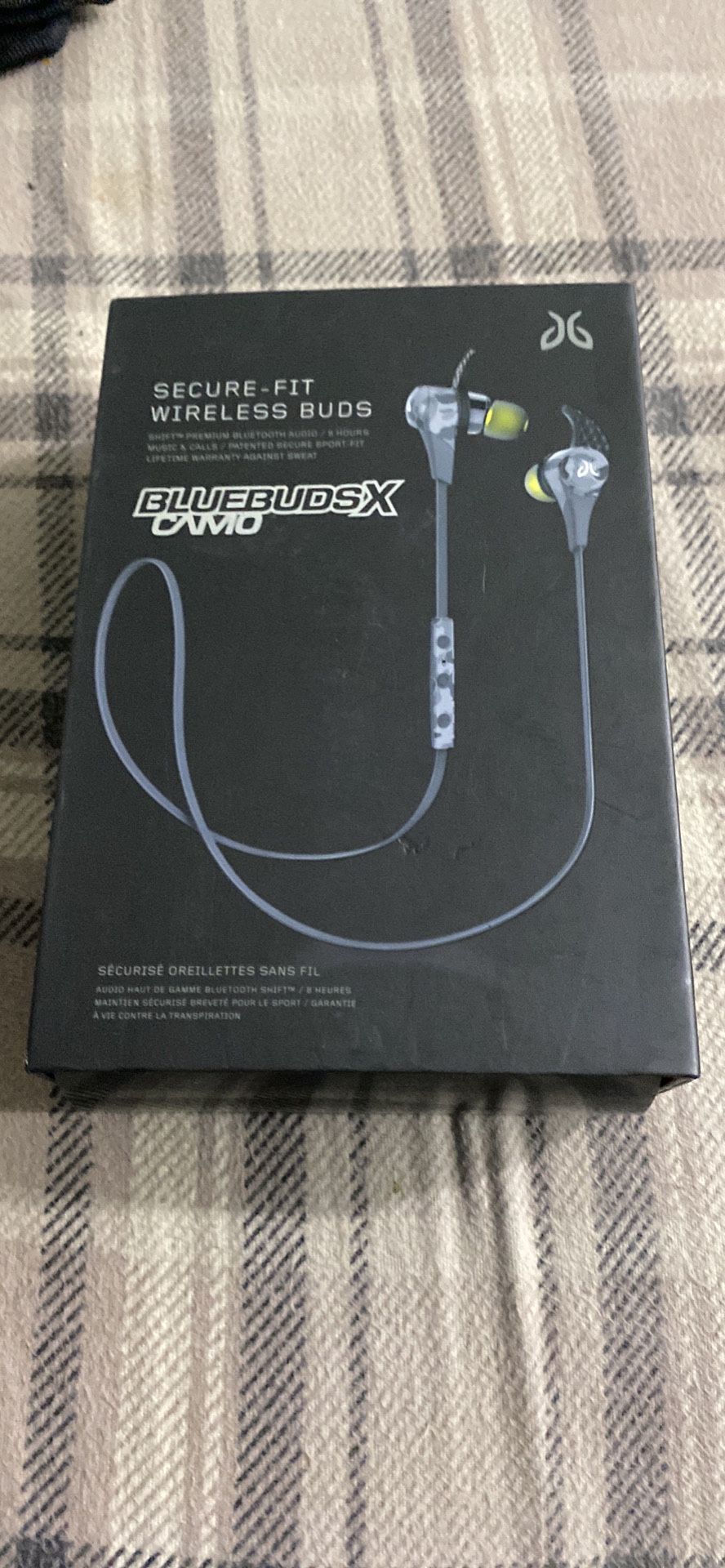 JayBird BlueBuds X Sport Bluetooth Headphones Camo