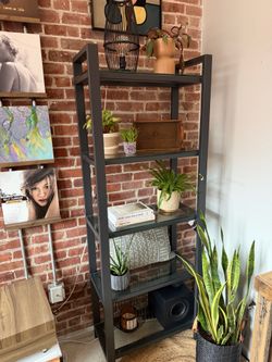 Crate & Barrel Pilsen Graphite Bookcase