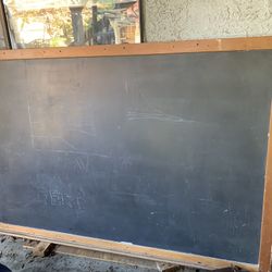 Antique chalkboard made of solid slate
