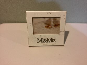 3.5 X 5.5 Picture Frame Wedding Mr And Mrs Cuadro Foto Boda
