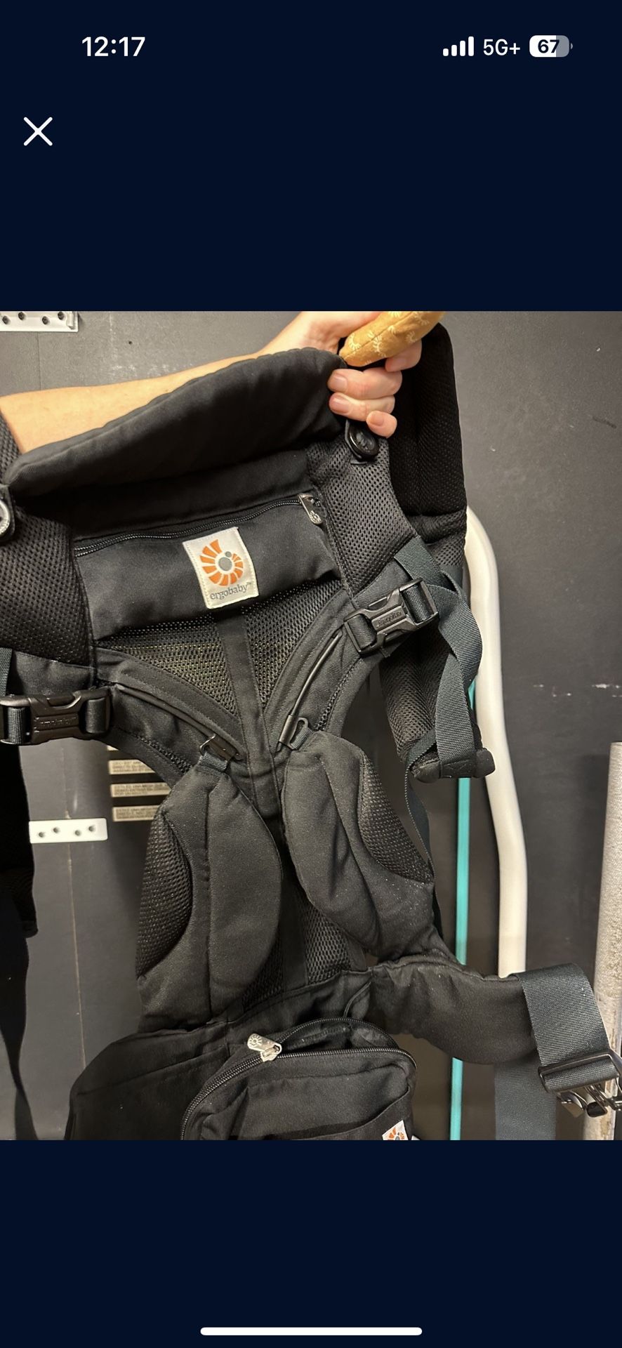 ERGOBABY Omni Breeze Baby Carrier - Onyx Black