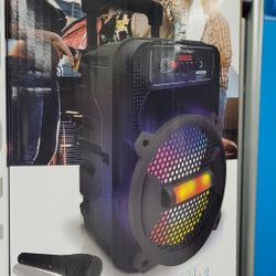 New 8" Bluetooth Speaker Rechargeable 
