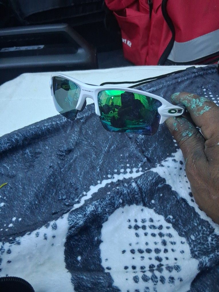Oakley Flak 2.0 White W Green