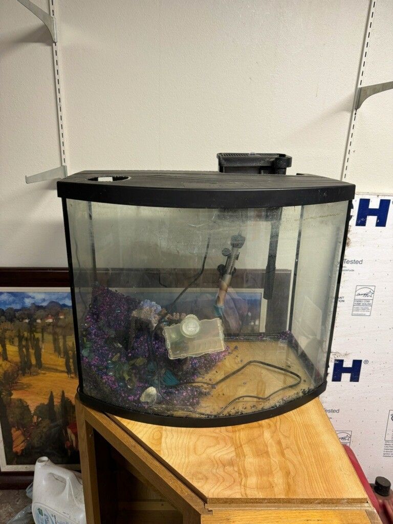Curved Aquarium Fish Tank For Sale