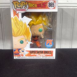 Funko Pops Super Saiyan Goku With Energy 