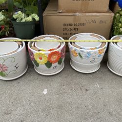 Ceramic Pot Sets (3 Pot),$18 Set