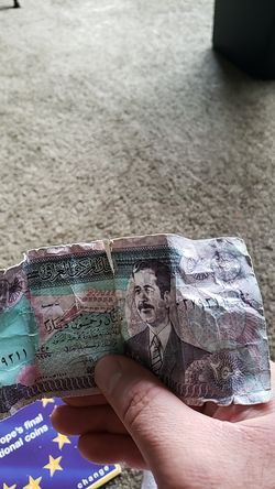Iraqi currency 250 dinars
