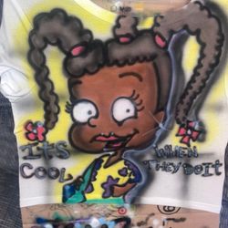 Little Girls Airbrush Shirt 