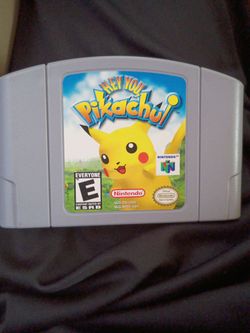 Hey you Pikachu N64 game og untested