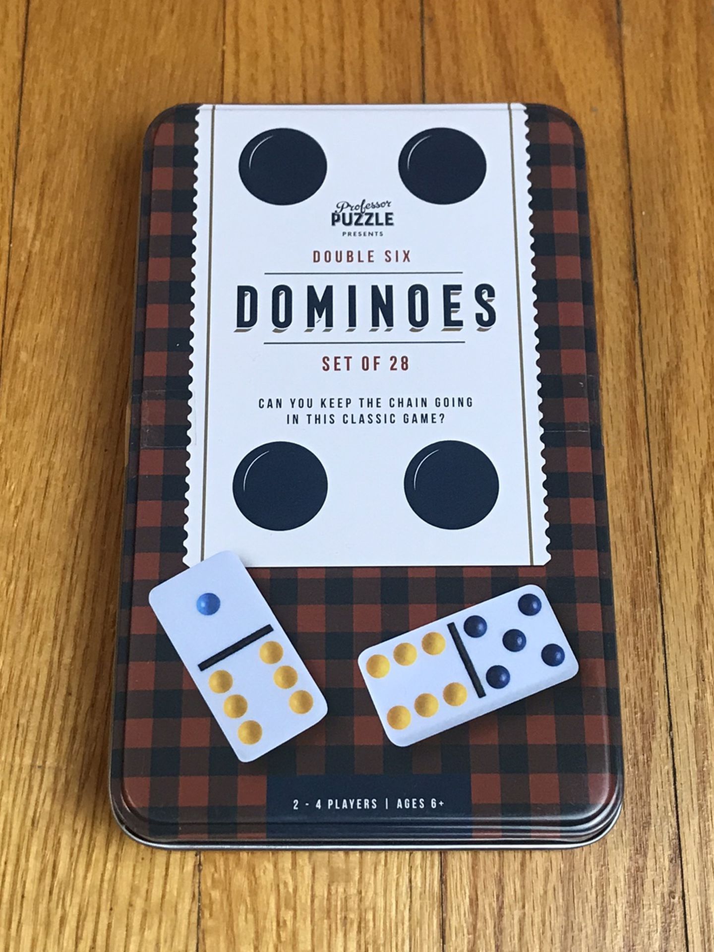 professor puzzle dominos Set of 28 Dominos New
